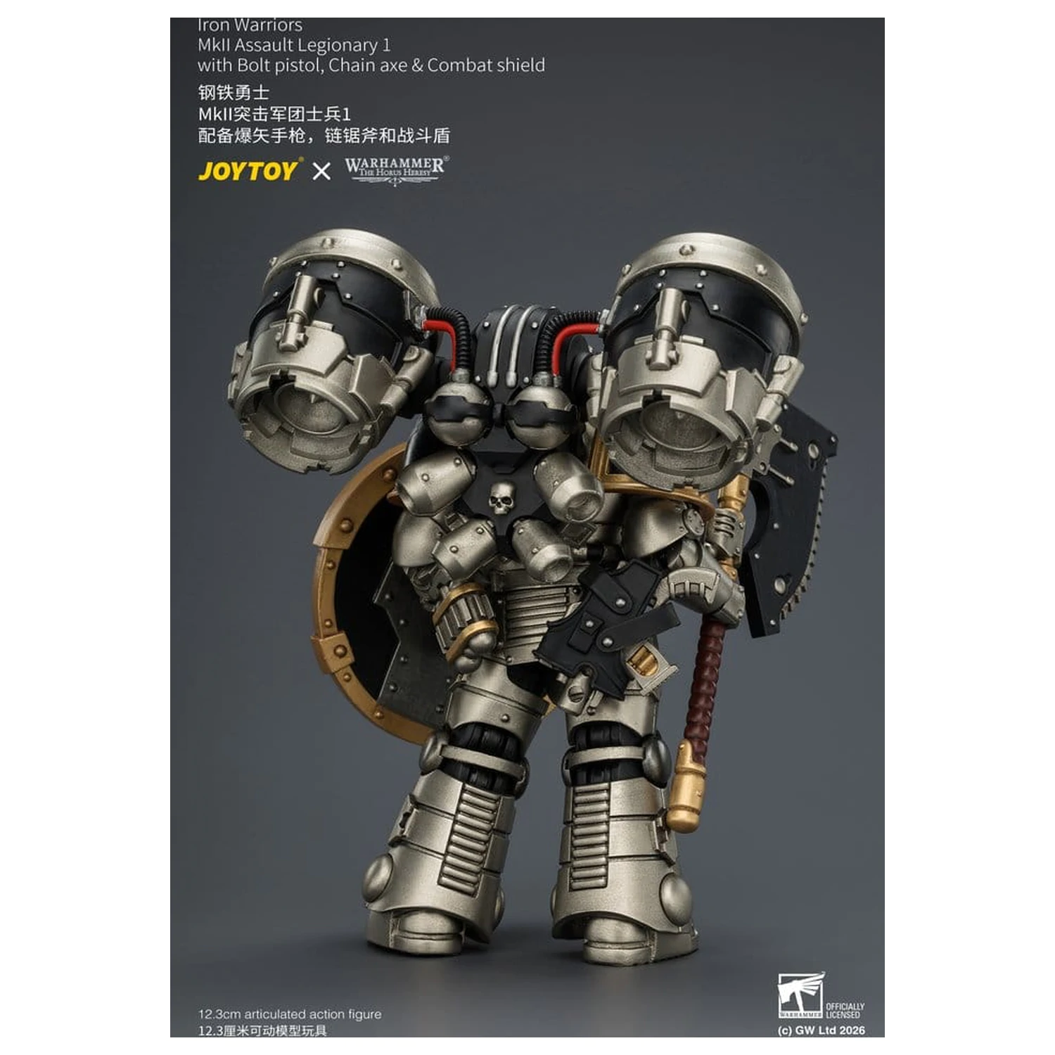 Warhammer The Horus Heresy Iron Warriors MkII Assault Legionary 1 akciófigura 12 cm termékfotó