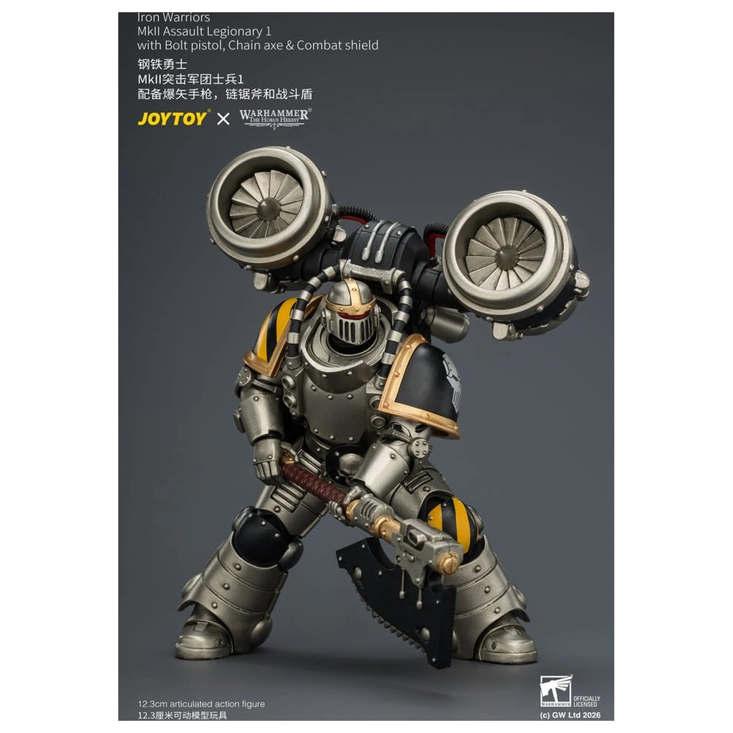 Warhammer The Horus Heresy Iron Warriors MkII Assault Legionary 1 akciófigura 12 cm termékfotó