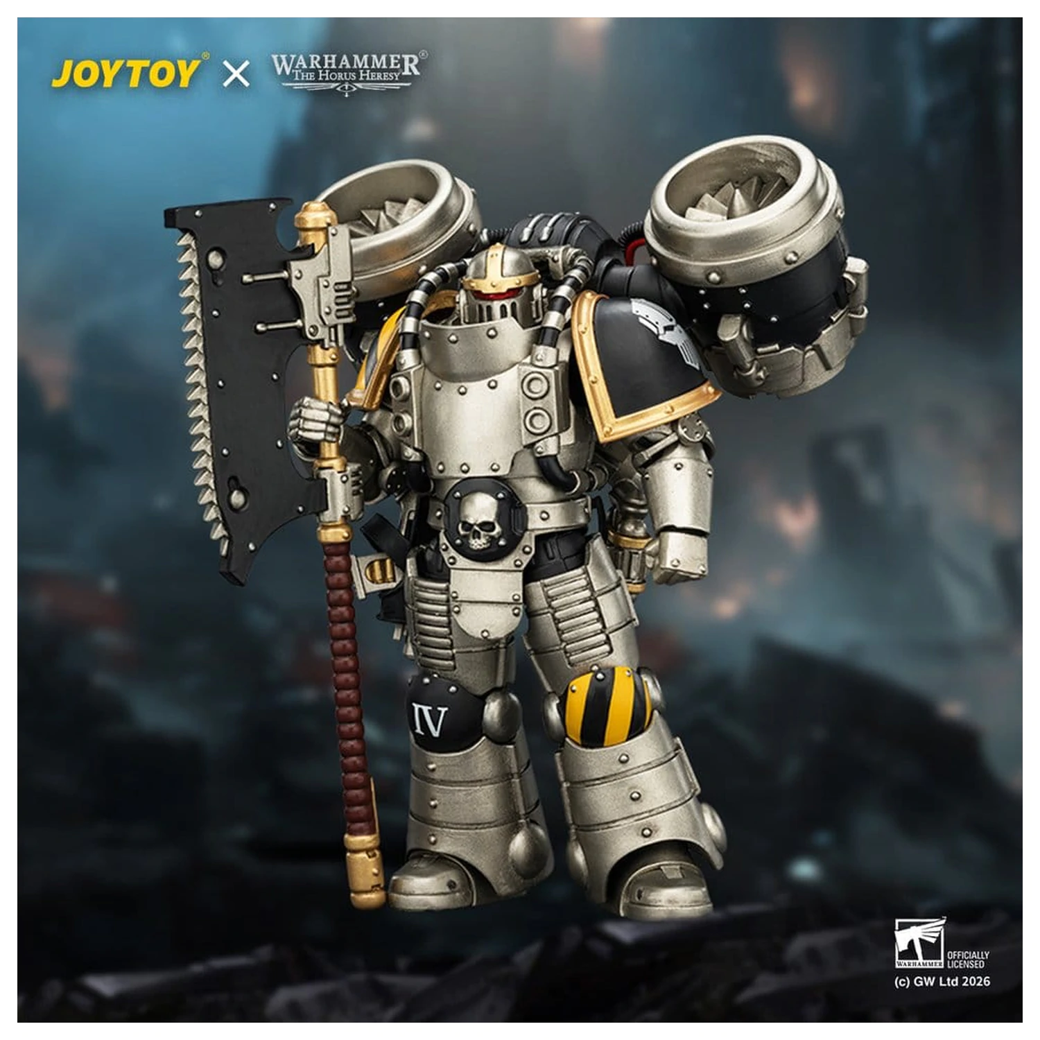 Warhammer The Horus Heresy Iron Warriors MkII Assault Legionary 2 akciófigura 12 cm termékfotó