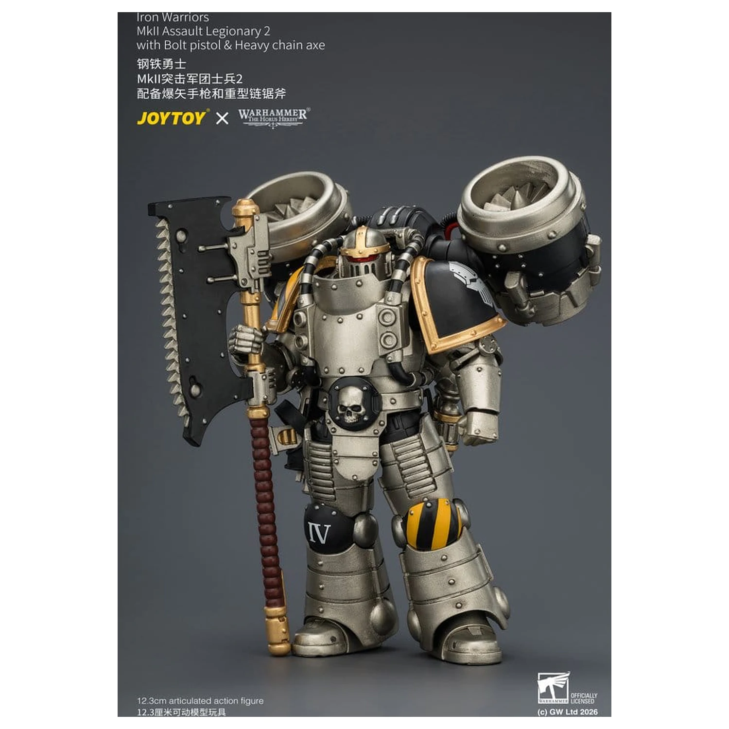 Warhammer The Horus Heresy Iron Warriors MkII Assault Legionary 2 akciófigura 12 cm termékfotó