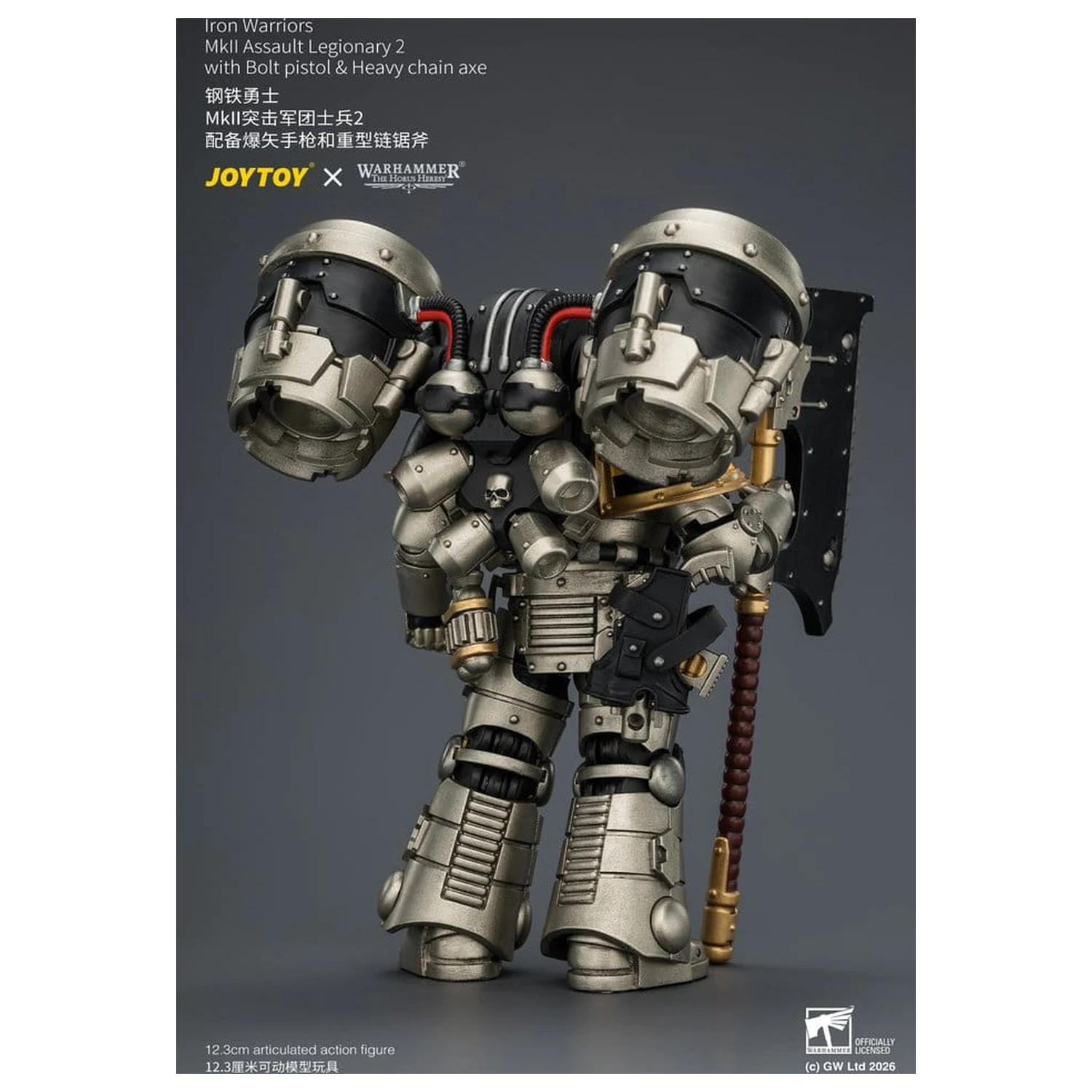 Warhammer The Horus Heresy Iron Warriors MkII Assault Legionary 2 akciófigura 12 cm termékfotó
