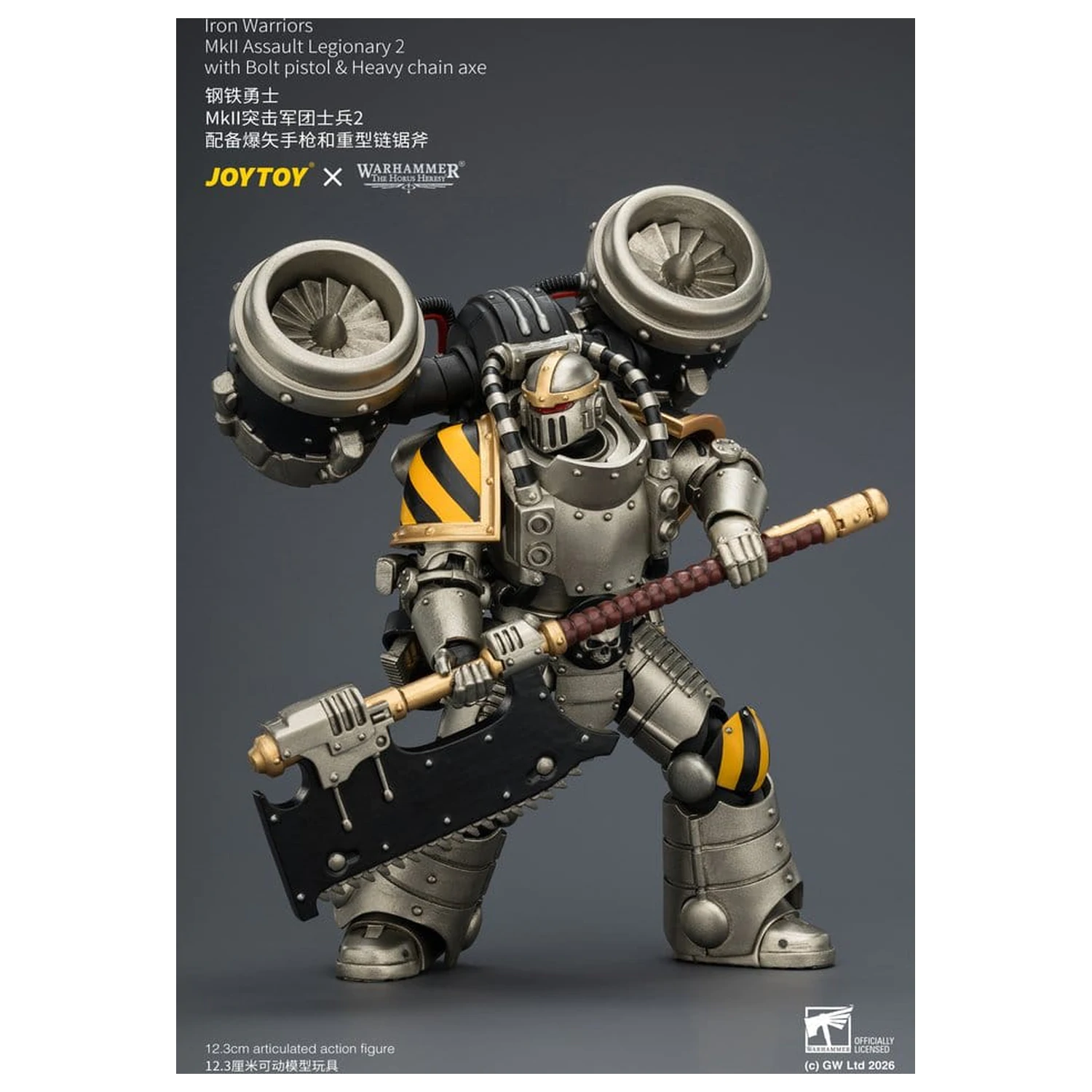 Warhammer The Horus Heresy Iron Warriors MkII Assault Legionary 2 akciófigura 12 cm termékfotó