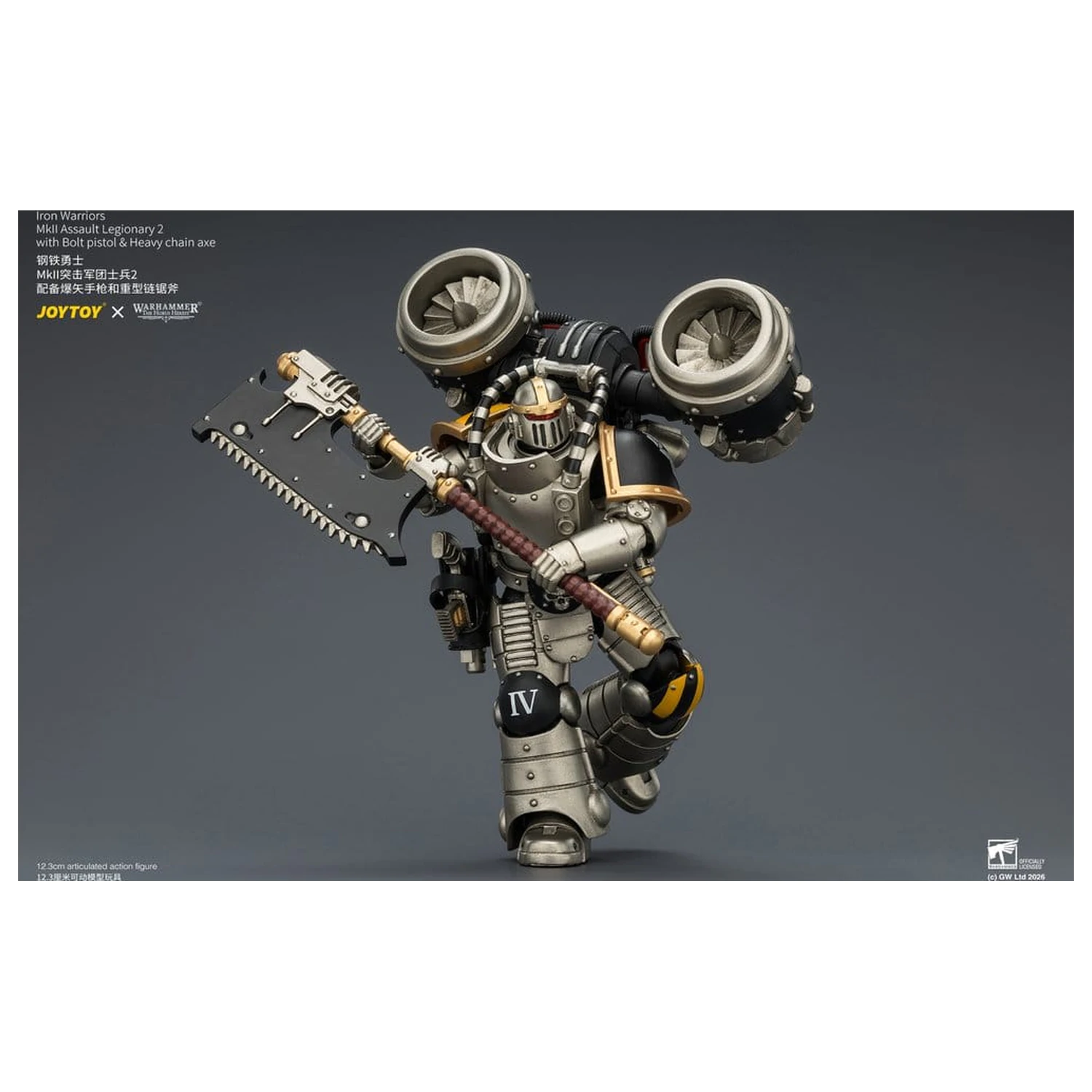 Warhammer The Horus Heresy Iron Warriors MkII Assault Legionary 2 akciófigura 12 cm termékfotó