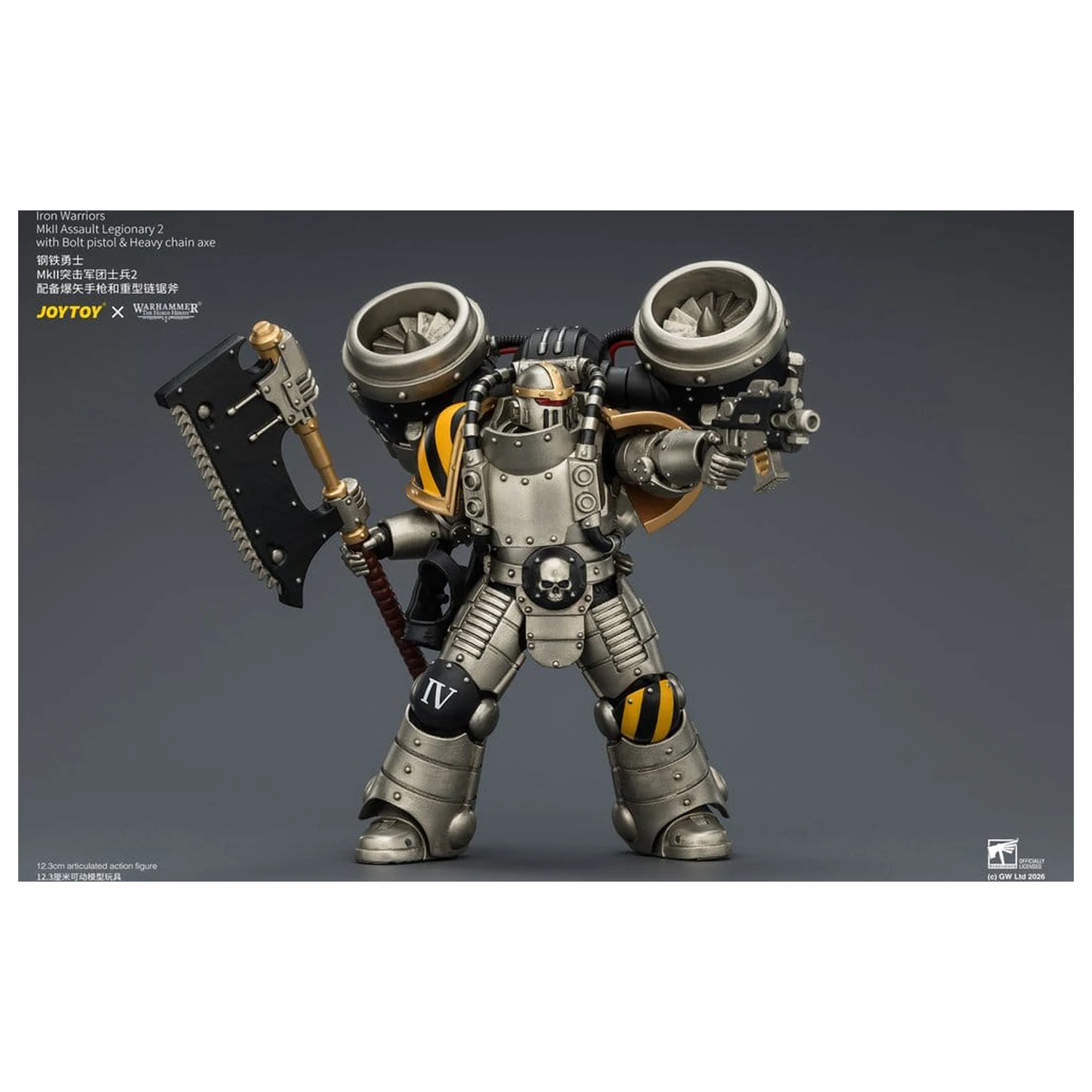 Warhammer The Horus Heresy Iron Warriors MkII Assault Legionary 2 akciófigura 12 cm termékfotó