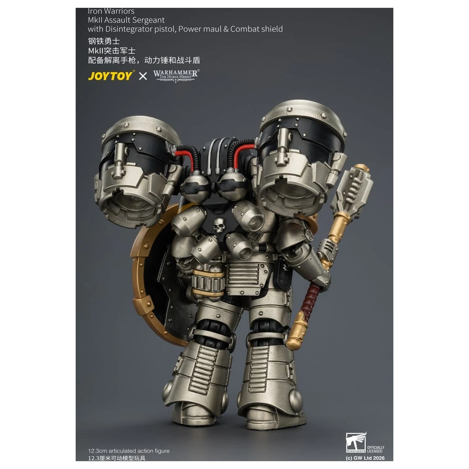 Warhammer The Horus Heresy Iron Warriors MkII Assault Sergeant akciófigura 12 cm termékfotó
