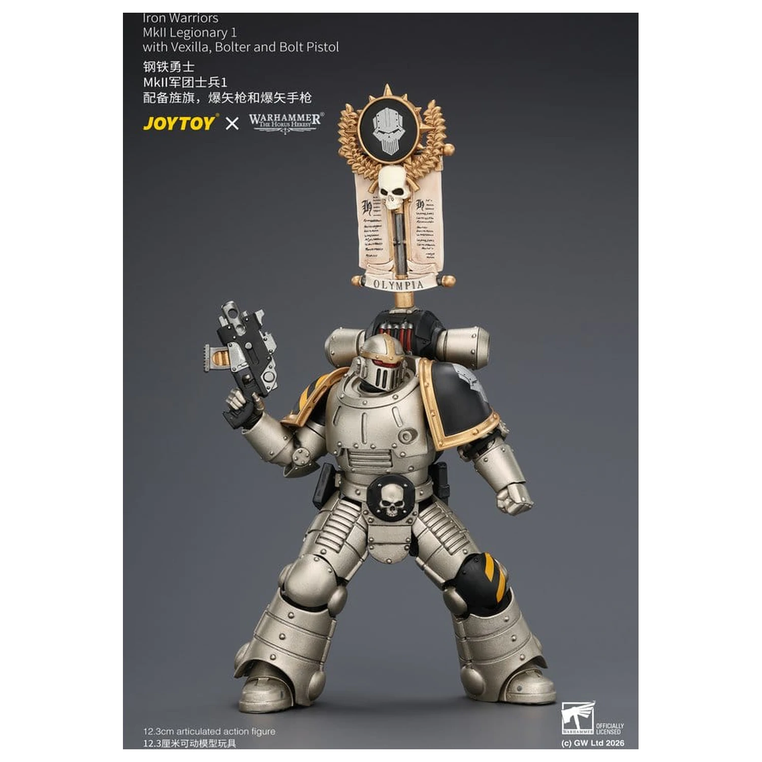 Warhammer The Horus Heresy Iron Warriors MkII Legionary 1 akciófigura 12 cm termékfotó