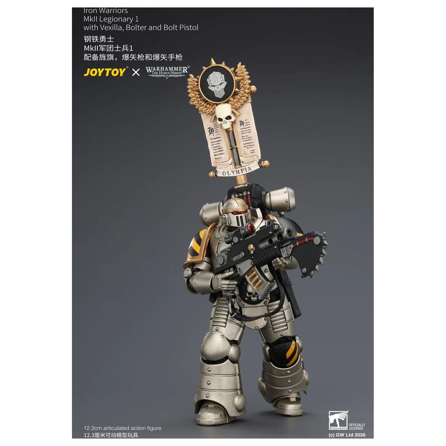 Warhammer The Horus Heresy Iron Warriors MkII Legionary 1 akciófigura 12 cm termékfotó