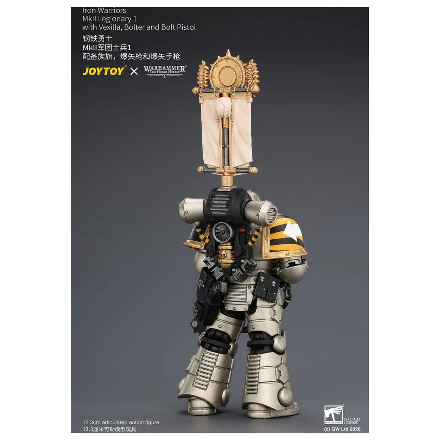 Warhammer The Horus Heresy Iron Warriors MkII Legionary 1 akciófigura 12 cm termékfotó