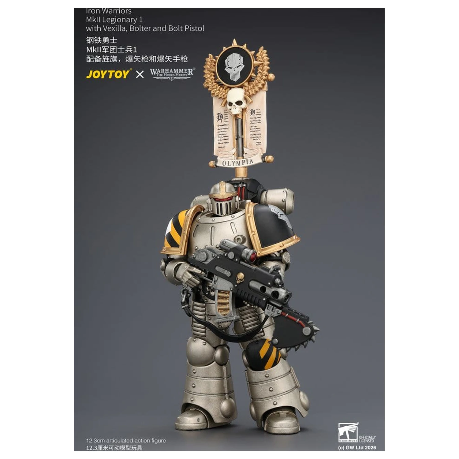 Warhammer The Horus Heresy Iron Warriors MkII Legionary 1 akciófigura 12 cm termékfotó