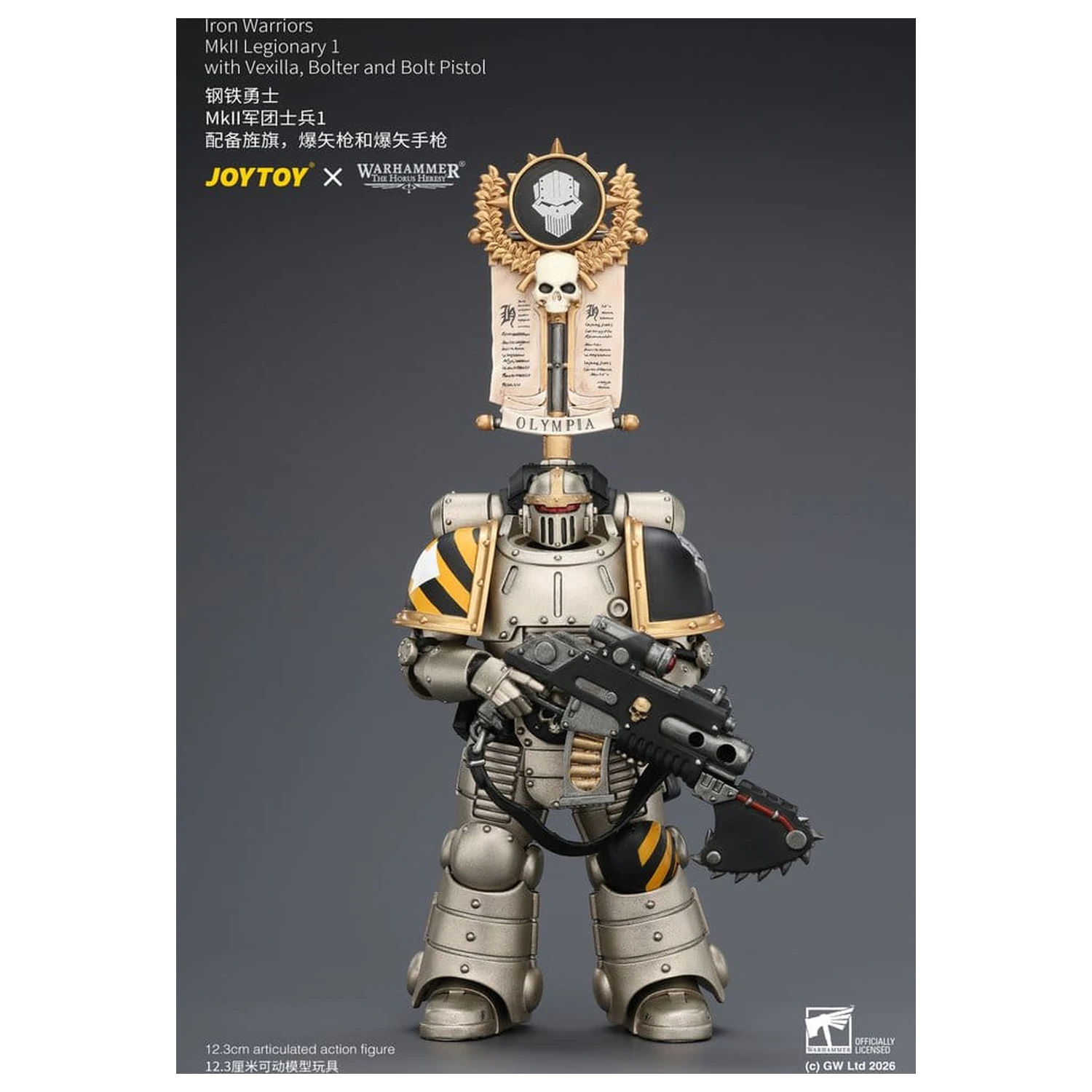 Warhammer The Horus Heresy Iron Warriors MkII Legionary 1 akciófigura 12 cm termékfotó