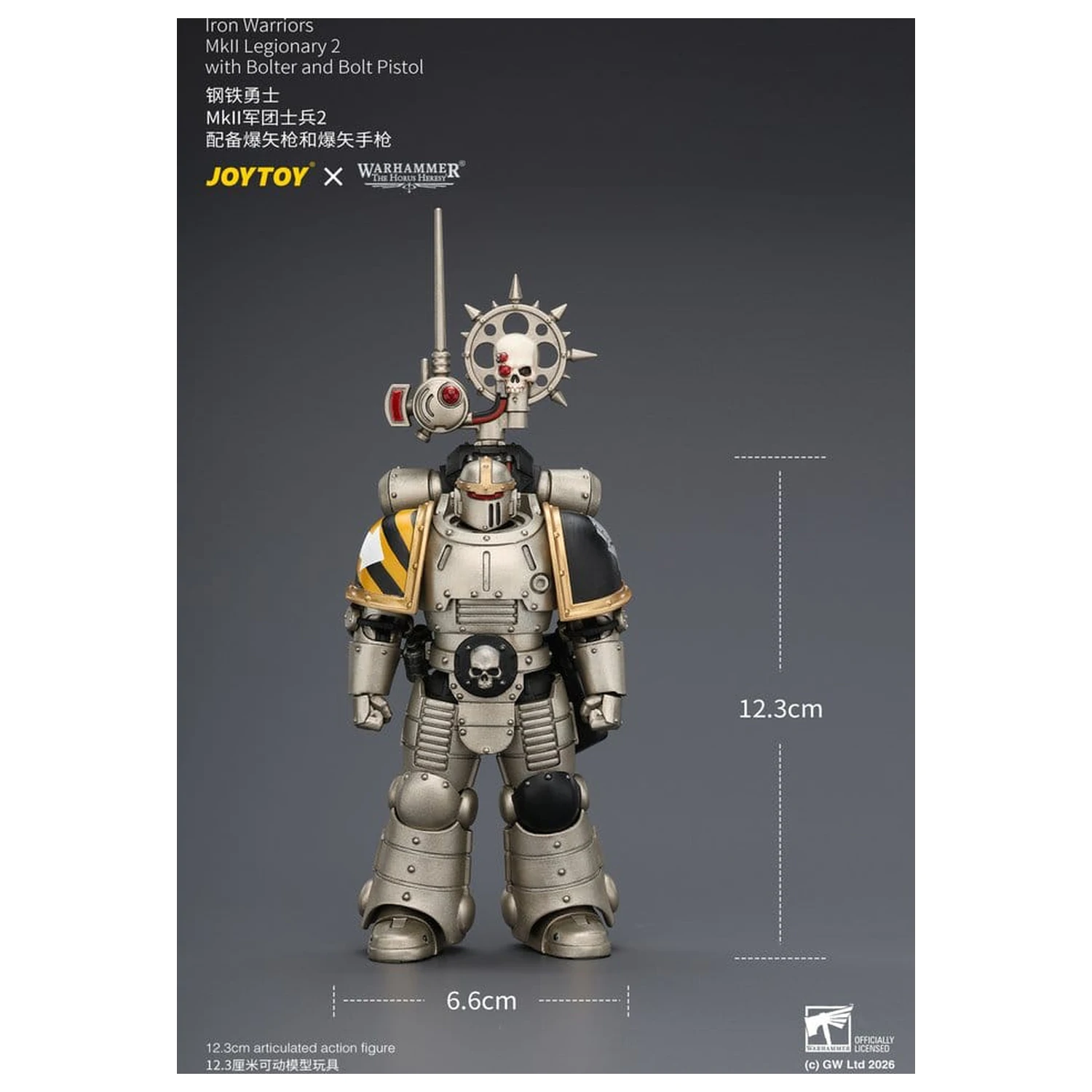 Warhammer The Horus Heresy Iron Warriors MkII Legionary 2 akciófigura 12 cm termékfotó