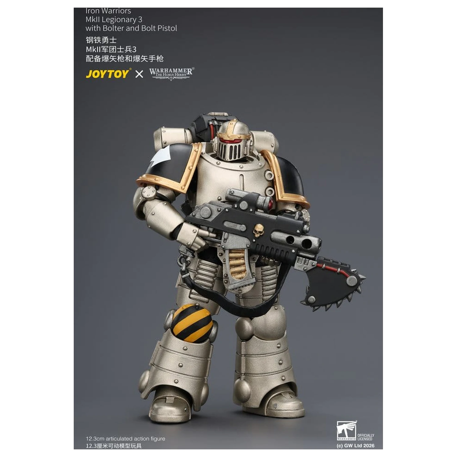 Warhammer The Horus Heresy Iron Warriors MkII Legionary 3 akciófigura 12 cm termékfotó