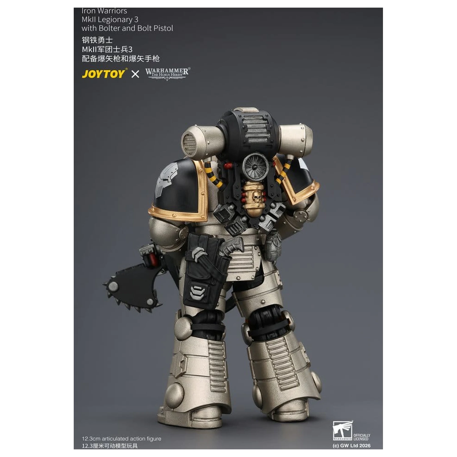 Warhammer The Horus Heresy Iron Warriors MkII Legionary 3 akciófigura 12 cm termékfotó