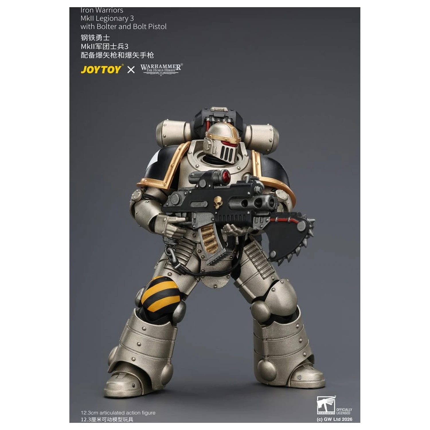 Warhammer The Horus Heresy Iron Warriors MkII Legionary 3 akciófigura 12 cm termékfotó
