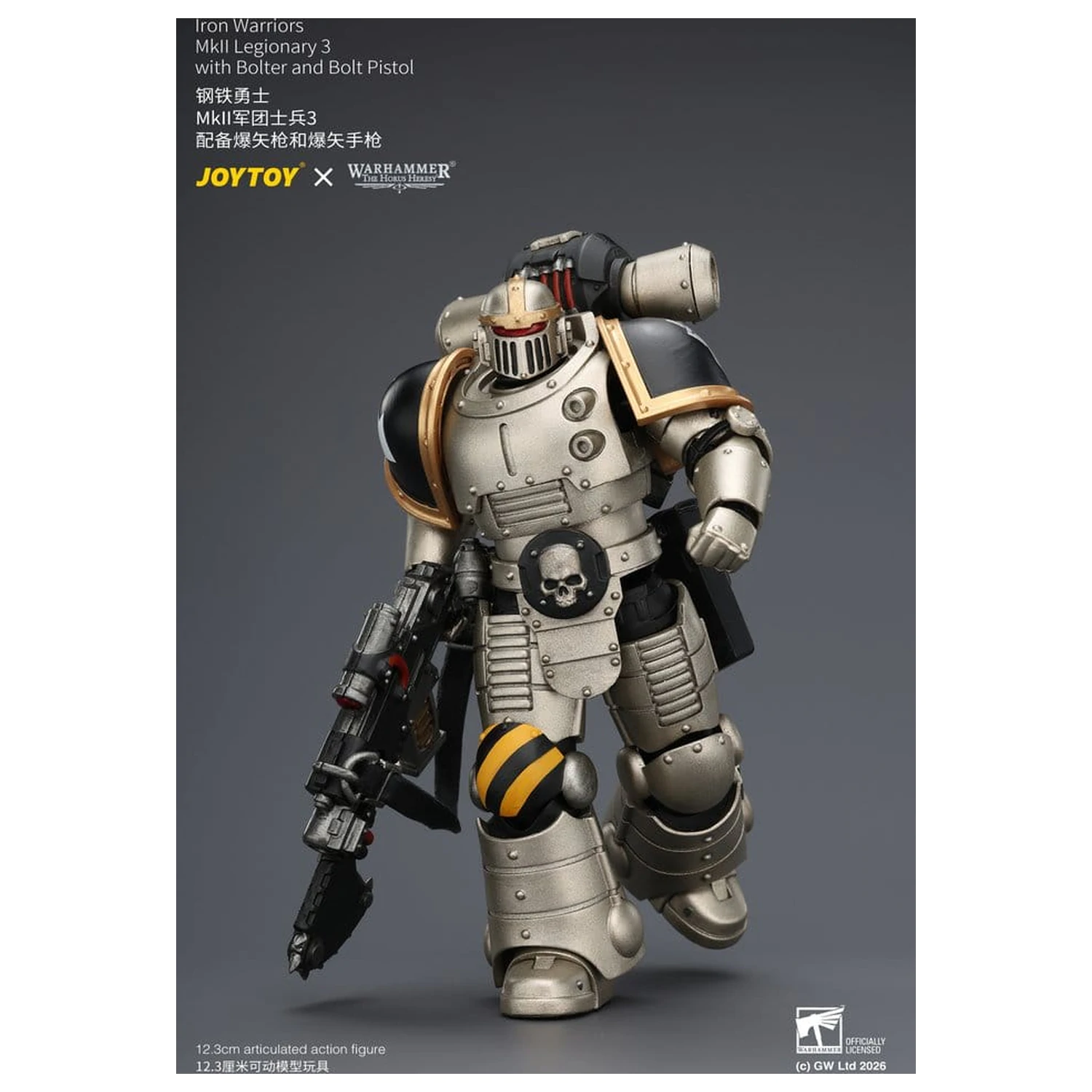 Warhammer The Horus Heresy Iron Warriors MkII Legionary 3 akciófigura 12 cm termékfotó