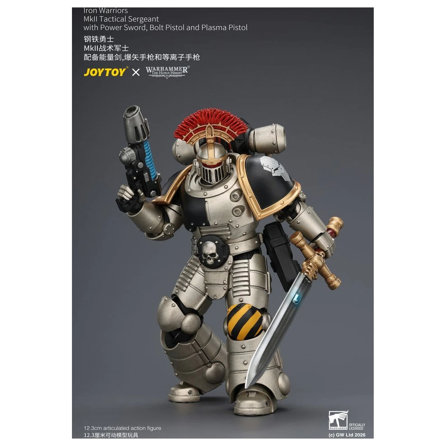 Warhammer The Horus Heresy Iron Warriors MkII Tactical Sergeant akciófigura 12 cm termékfotó