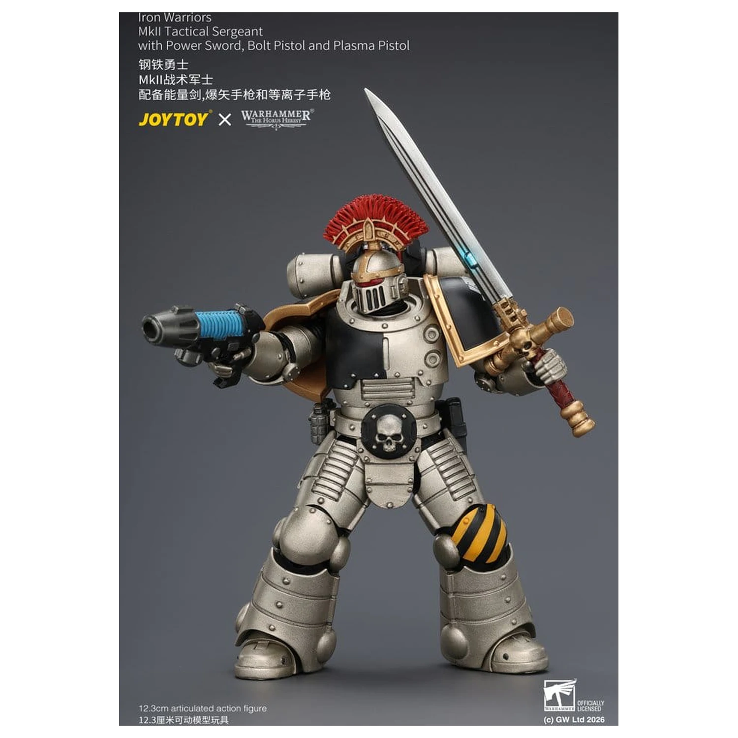 Warhammer The Horus Heresy Iron Warriors MkII Tactical Sergeant akciófigura 12 cm termékfotó