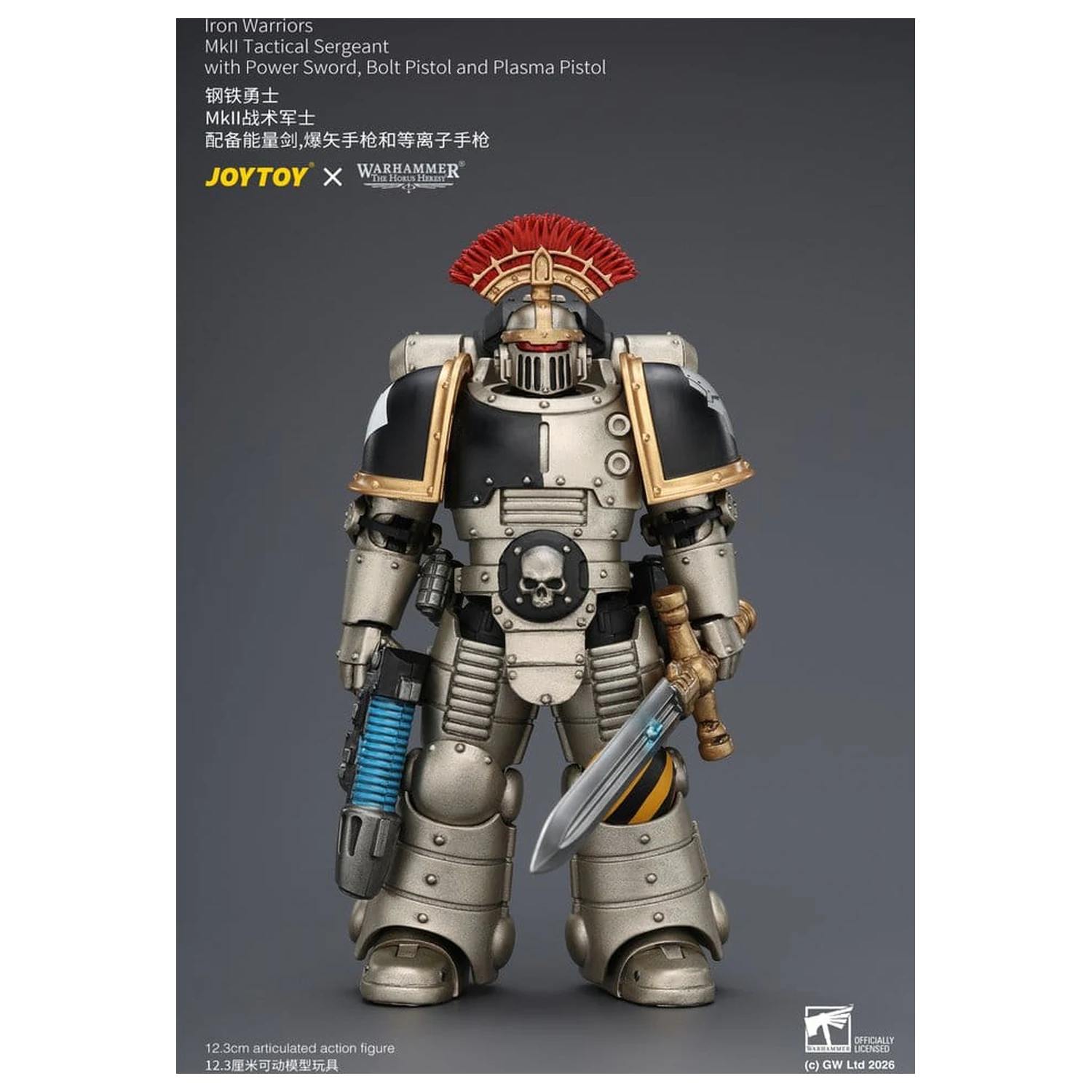 Warhammer The Horus Heresy Iron Warriors MkII Tactical Sergeant akciófigura 12 cm termékfotó