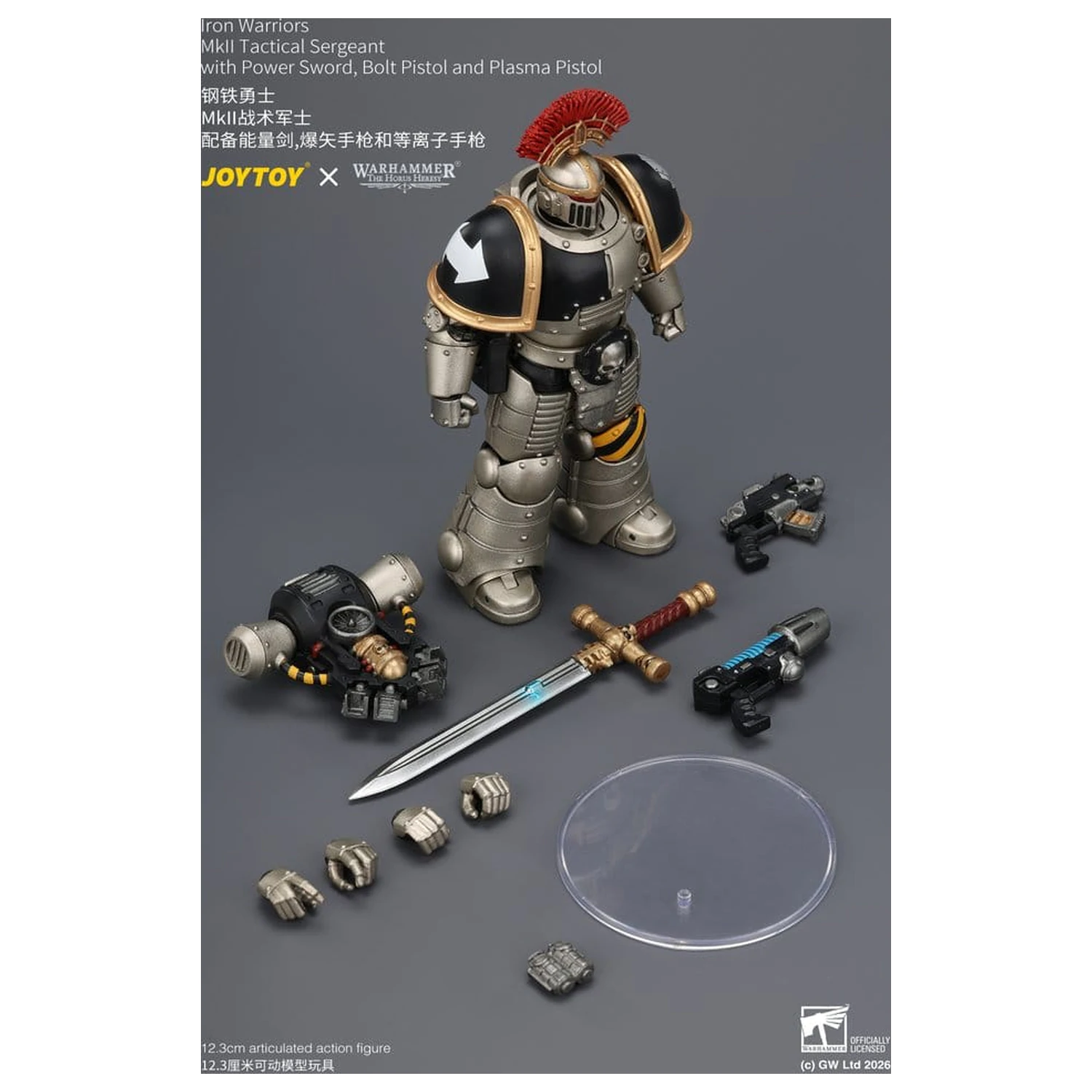 Warhammer The Horus Heresy Iron Warriors MkII Tactical Sergeant akciófigura 12 cm termékfotó