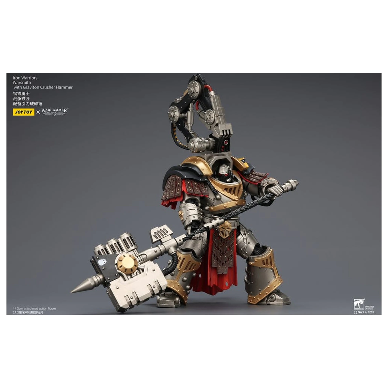Warhammer The Horus Heresy Iron Warriors Warsmith akciófigura 14 cm termékfotó