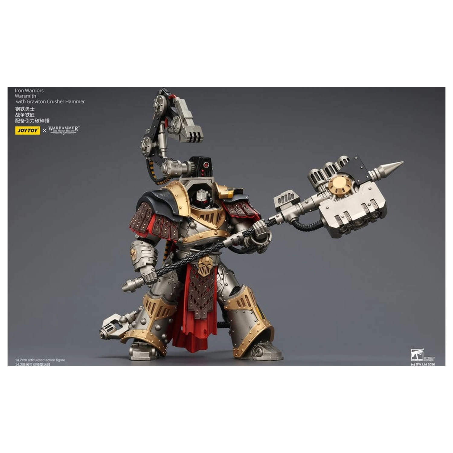 Warhammer The Horus Heresy Iron Warriors Warsmith akciófigura 14 cm termékfotó