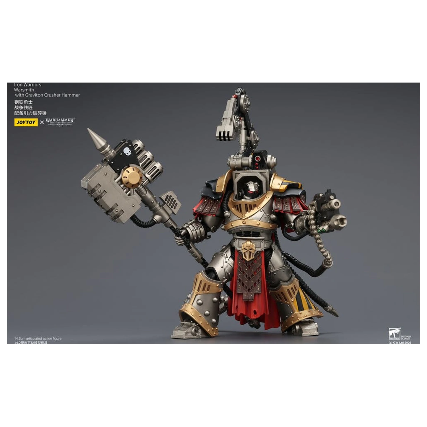 Warhammer The Horus Heresy Iron Warriors Warsmith akciófigura 14 cm termékfotó