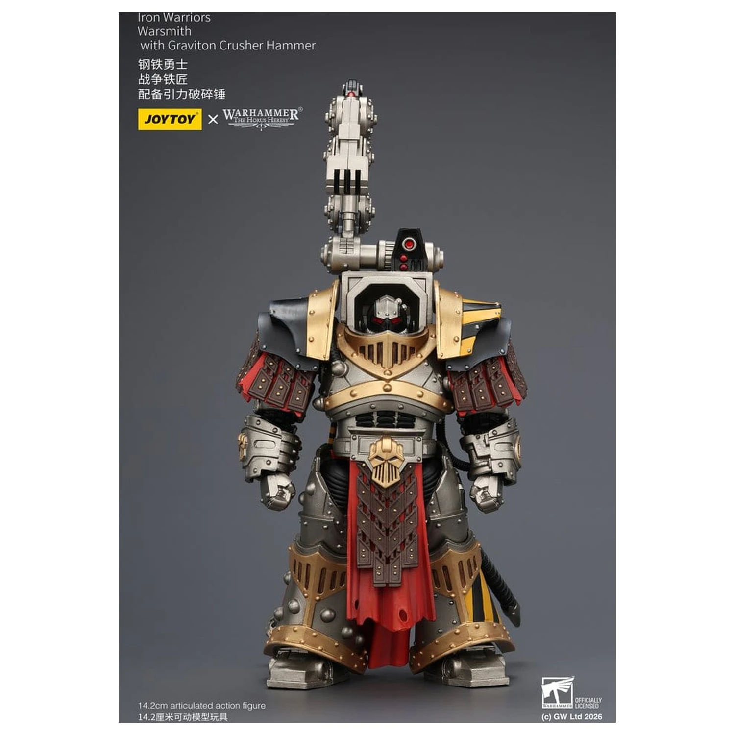 Warhammer The Horus Heresy Iron Warriors Warsmith akciófigura 14 cm termékfotó