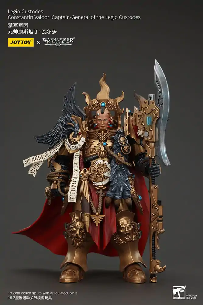 Warhammer The Horus Heresy Legio Custodes Constantin Valdor Captain-General of the Legio Custodes akciófigura 25 cm termékfotó