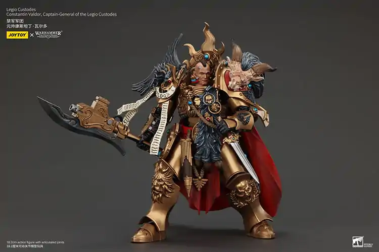 Warhammer The Horus Heresy Legio Custodes Constantin Valdor Captain-General of the Legio Custodes akciófigura 25 cm termékfotó