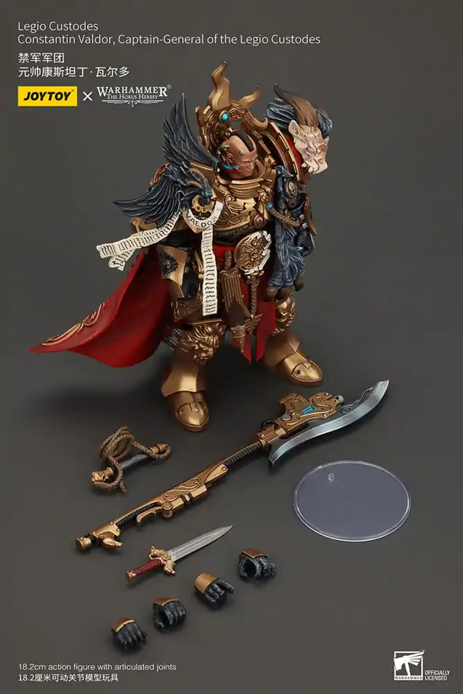 Warhammer The Horus Heresy Legio Custodes Constantin Valdor Captain-General of the Legio Custodes akciófigura 25 cm termékfotó