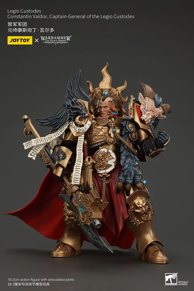 Warhammer The Horus Heresy Legio Custodes Constantin Valdor Captain-General of the Legio Custodes akciófigura 25 cm termékfotó