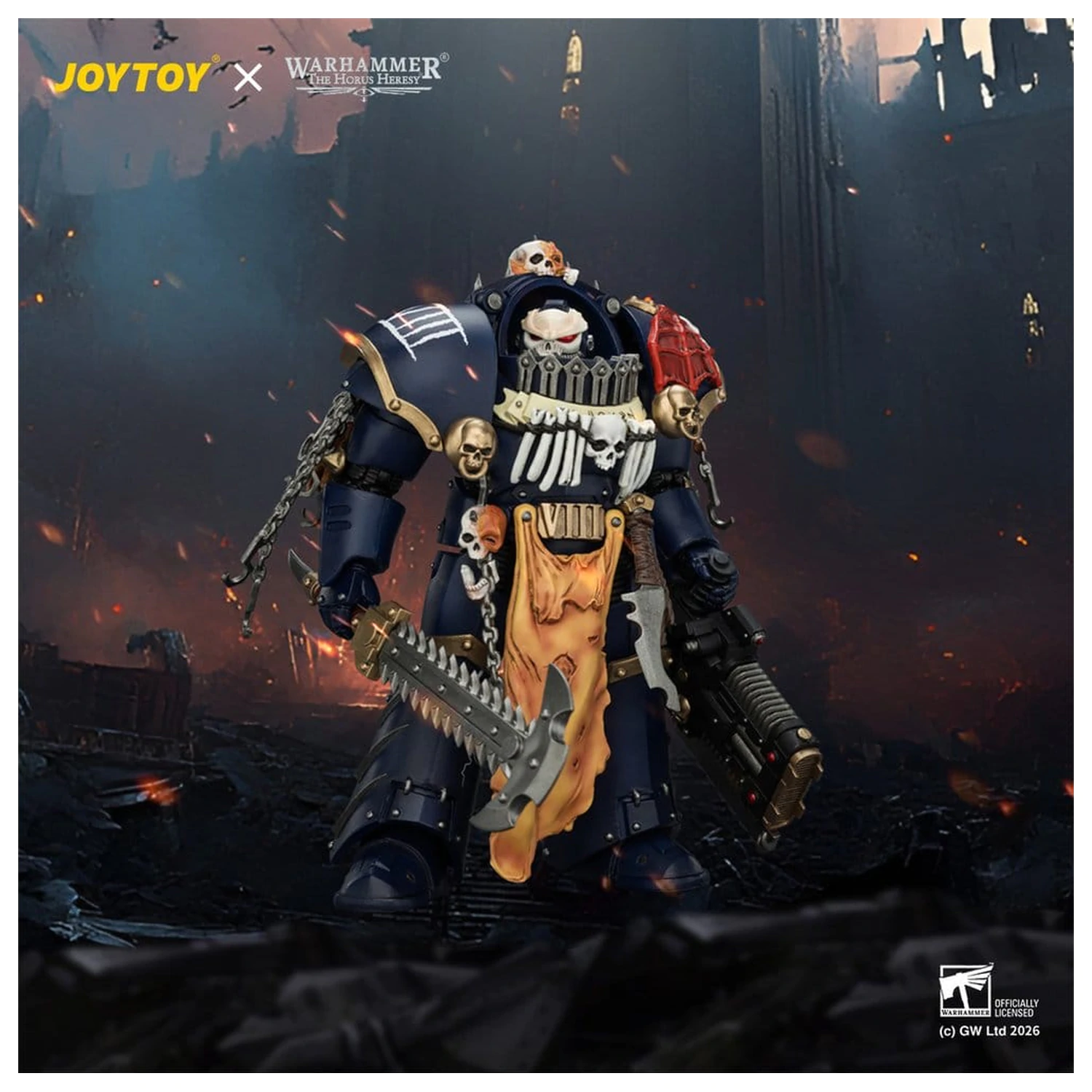 Warhammer The Horus Heresy Night Lords Contekar Terminator 1 akciófigura 14 cm termékfotó