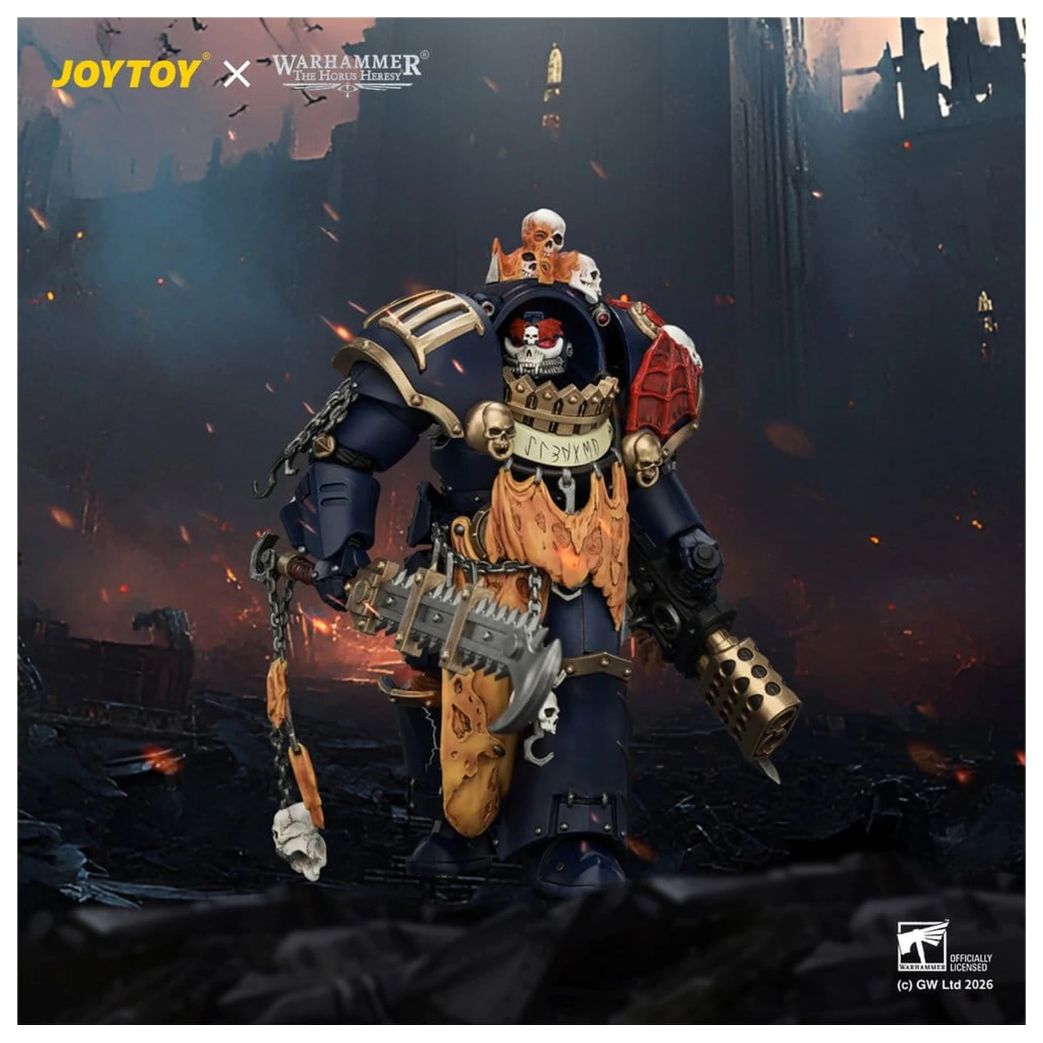 Warhammer The Horus Heresy Night Lords Contekar Terminator Dissident akciófigura 14 cm termékfotó