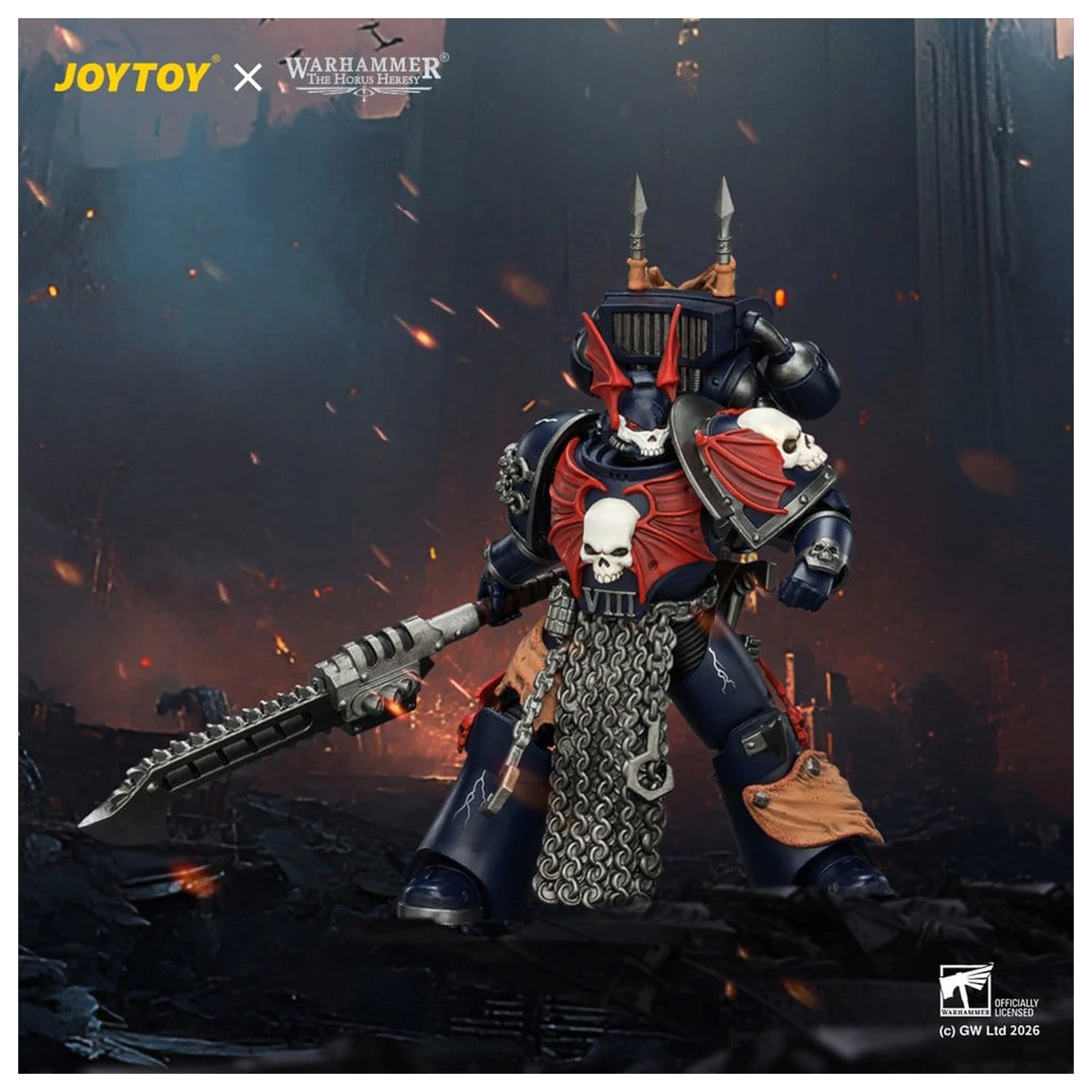 Warhammer The Horus Heresy Night Lords Legion Praetor akciófigura 13 cm termékfotó