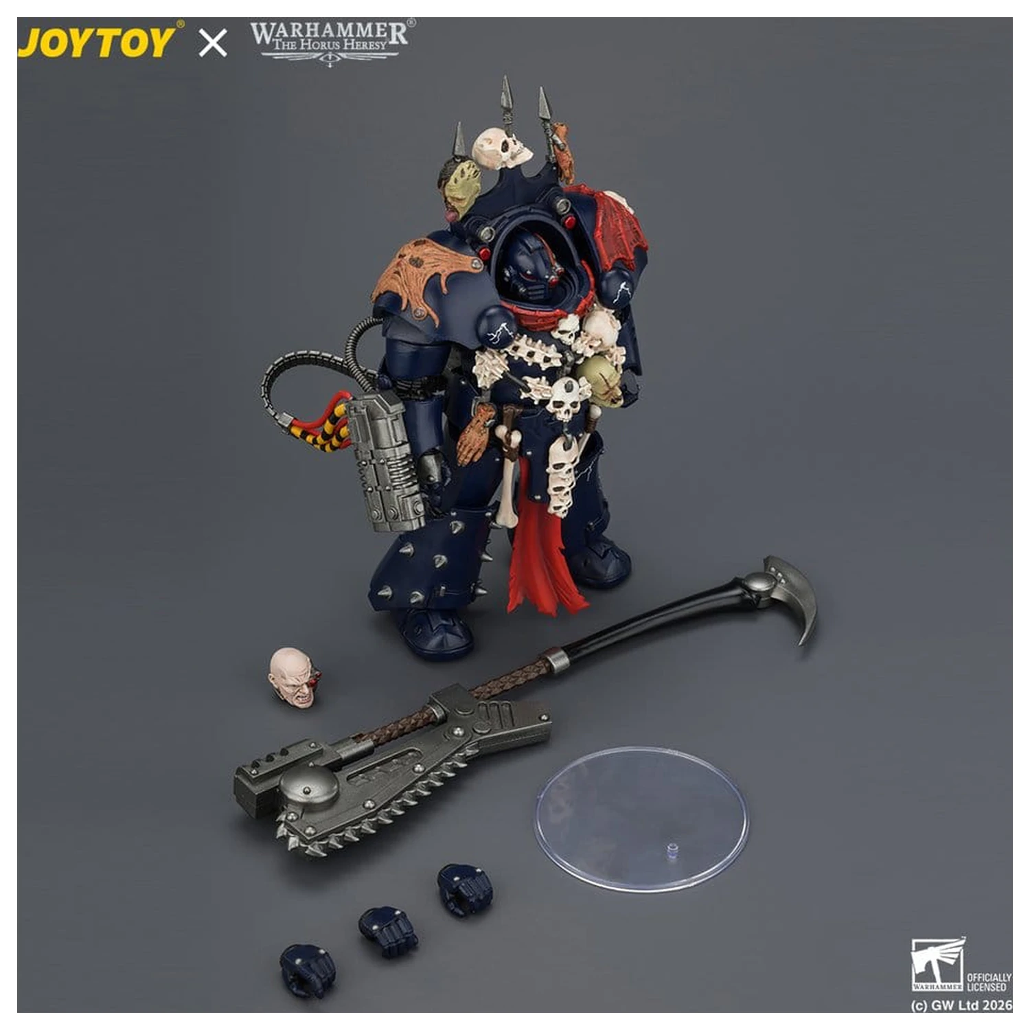 Warhammer The Horus Heresy Night Lords Legion Praetor in Tartaros Terminator Armour akciófigura 14 cm termékfotó