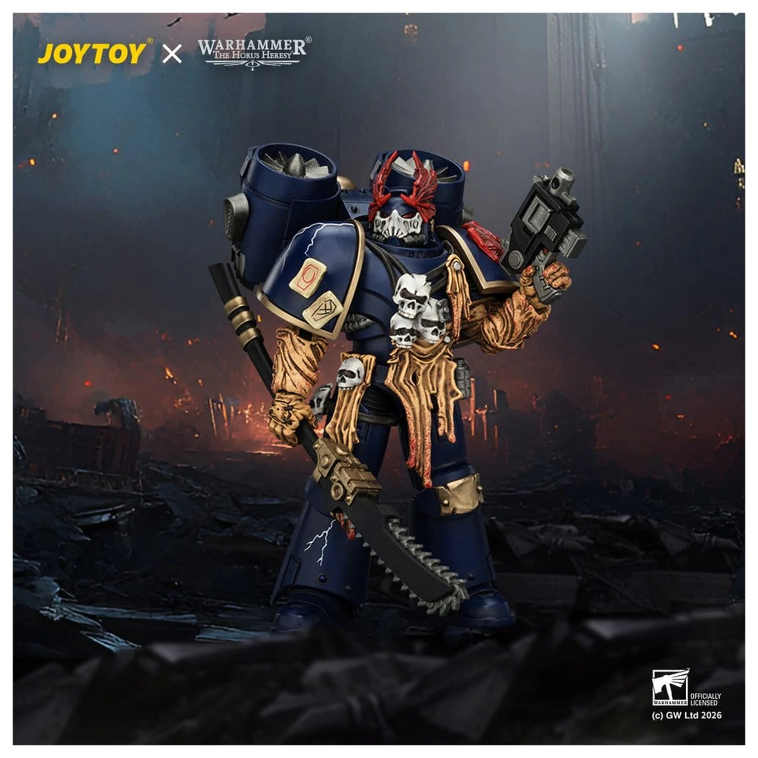Warhammer The Horus Heresy Night Lords Night Raptor Huntmaster akciófigura 12 cm termékfotó