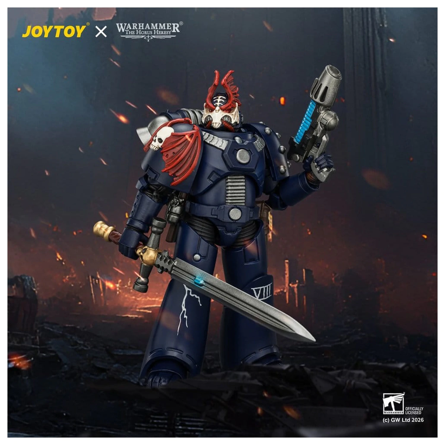 Warhammer The Horus Heresy Night Lords Tactical Legionary MKVI akciófigura 12 cm termékfotó