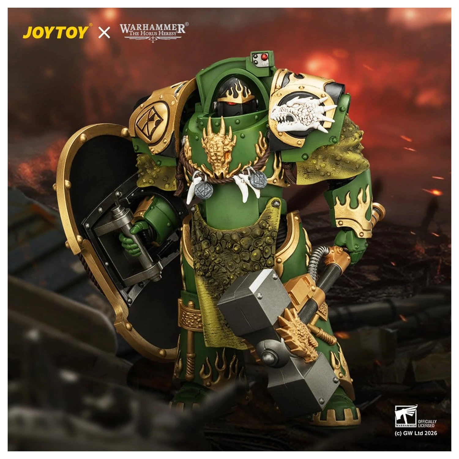 Warhammer The Horus Heresy Salamanders Firedrake Terminator 1 akciófigura 14 cm termékfotó