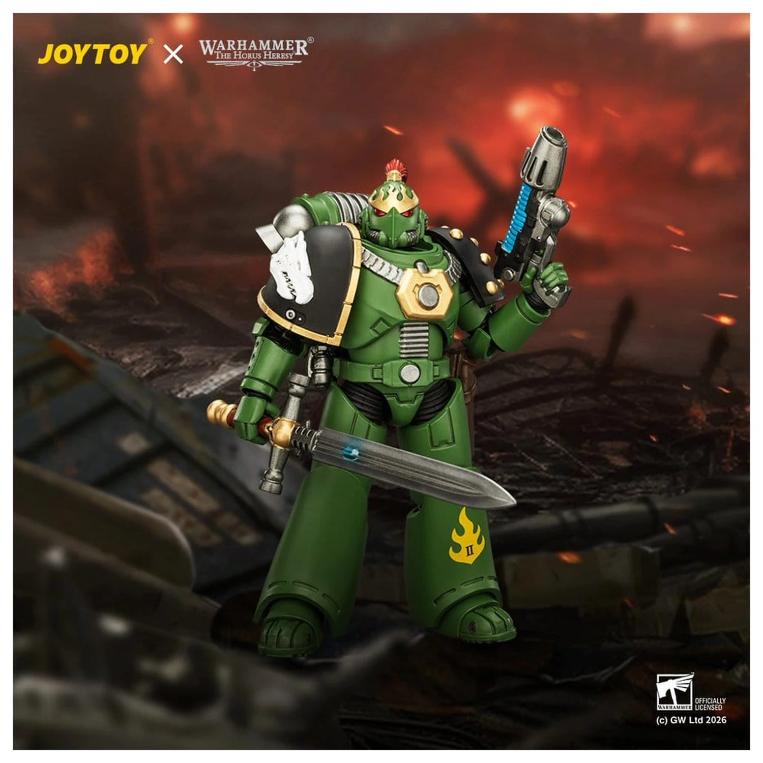Warhammer The Horus Heresy Salamanders MKVI Tactical Legionary akciófigura 12 cm termékfotó