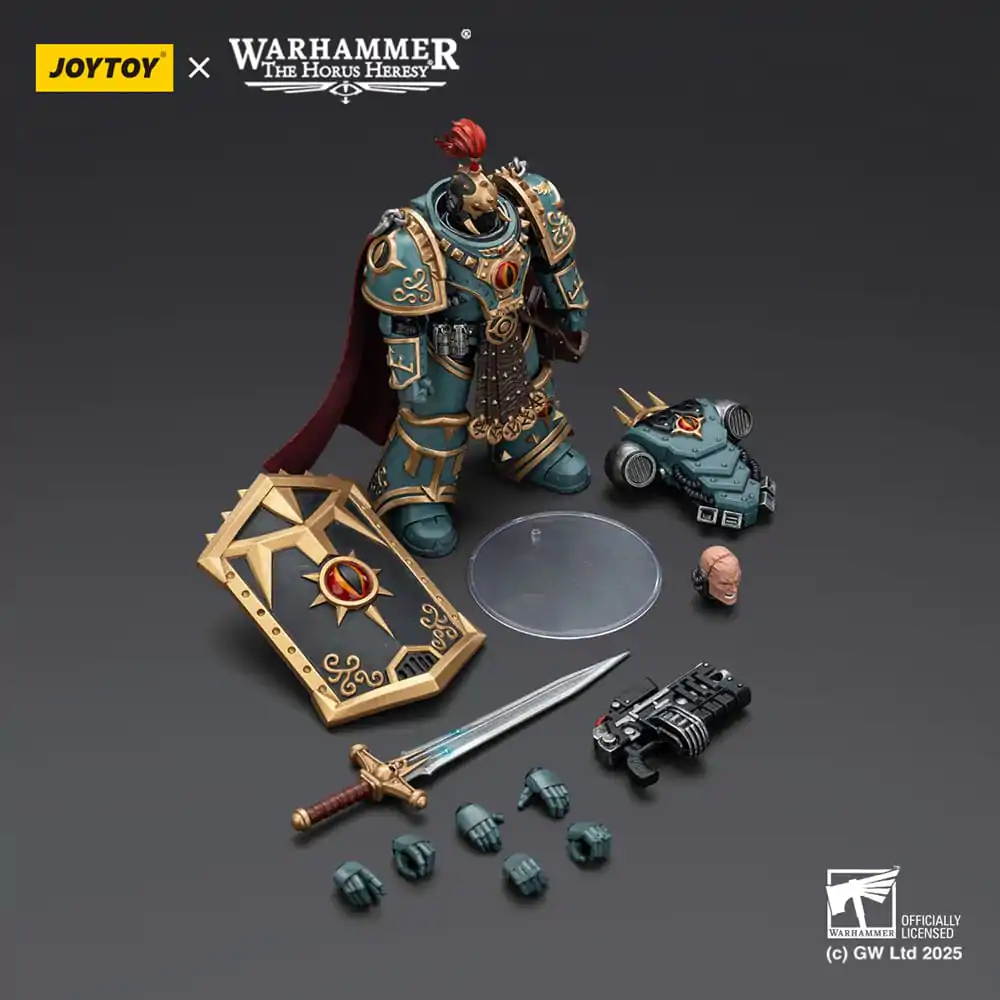 Warhammer The Horus Heresy Sons of Horus Little Horus Aximand Captain of the 5th Company akciófigura 20 cm termékfotó