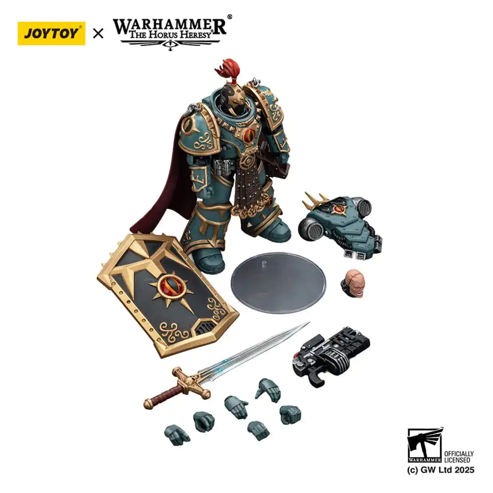 Warhammer The Horus Heresy Sons of Horus Little Horus Aximand Captain of the 5th Company akciófigura 20 cm termékfotó