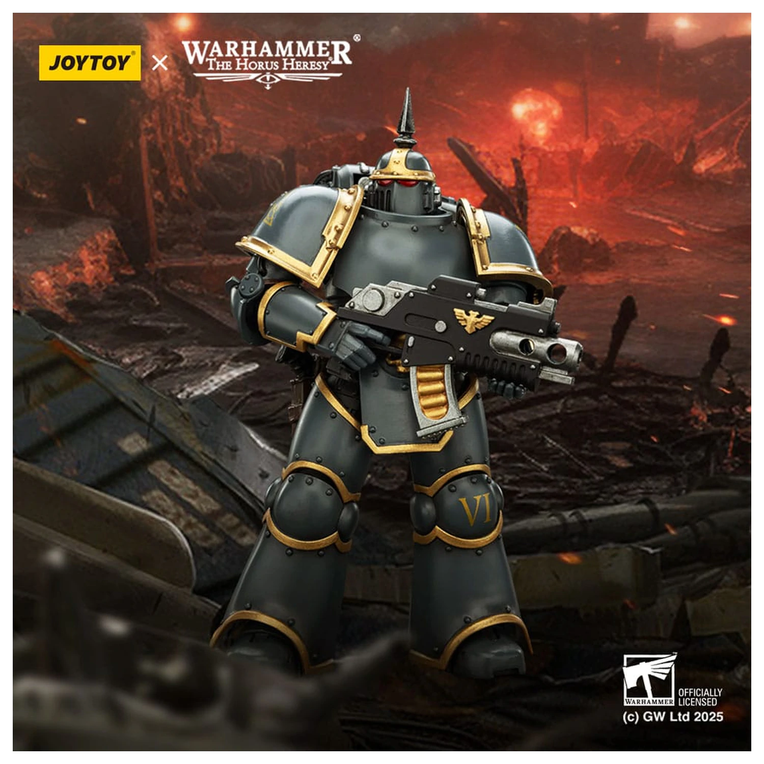 Warhammer The Horus Heresy Space Wolves MK lll Tactical Legionary akciófigura 12 cm termékfotó