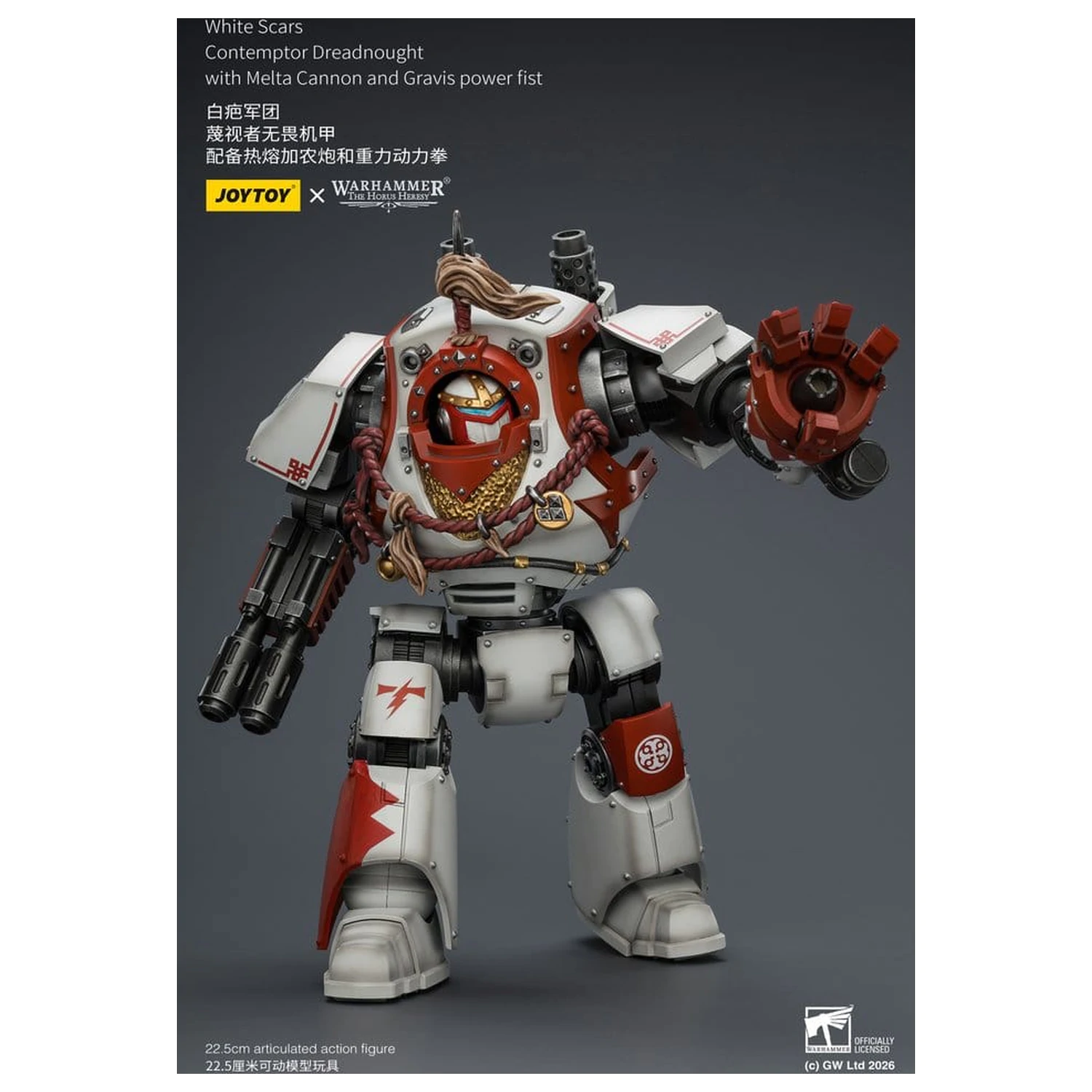 Warhammer The Horus Heresy White Scars Contemptor Dreadnought akciófigura 23 cm termékfotó
