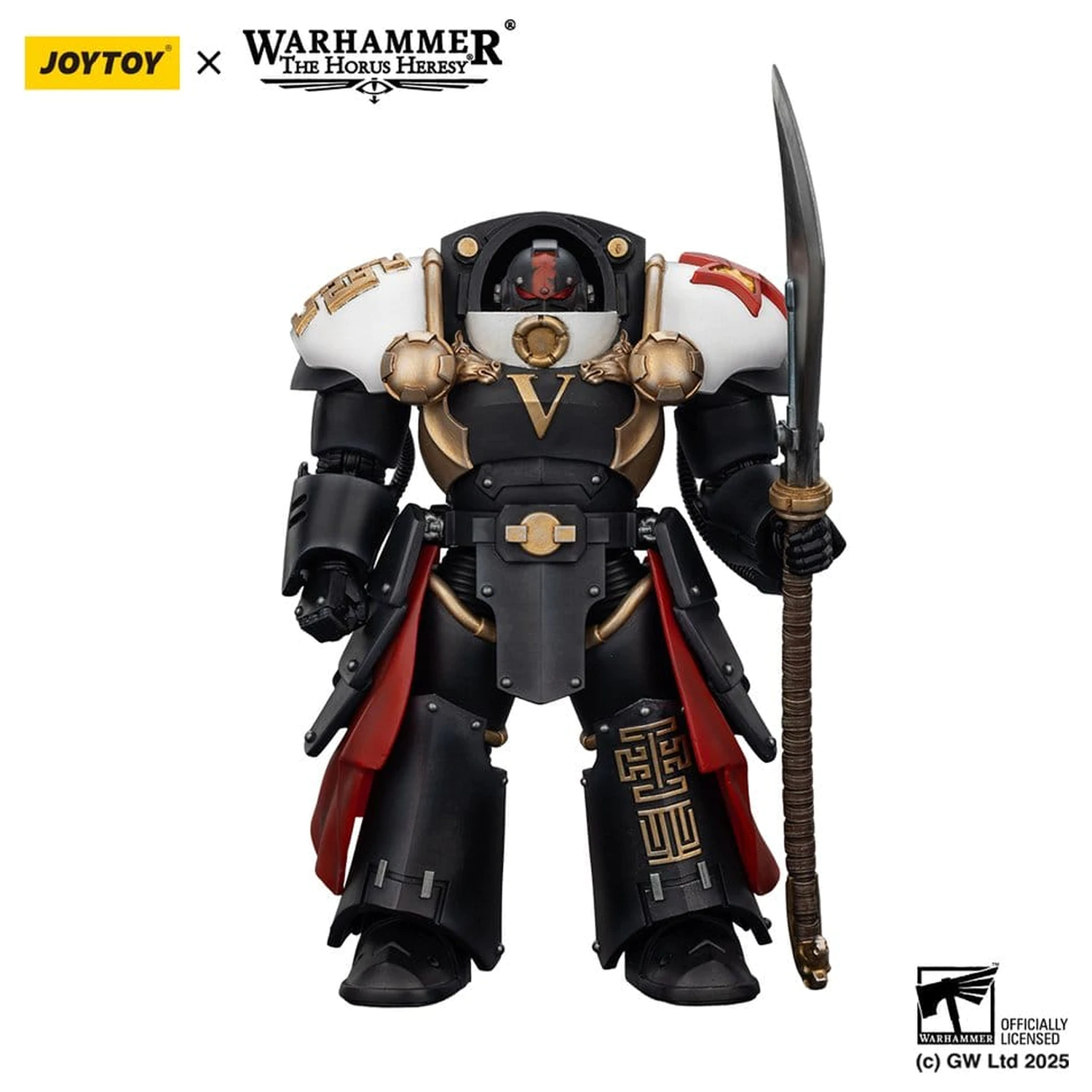 Warhammer The Horus Heresy White SVerdák Ebon Keshig Terminator 1 with Power Glaive akciófigura 13 cm termékfotó