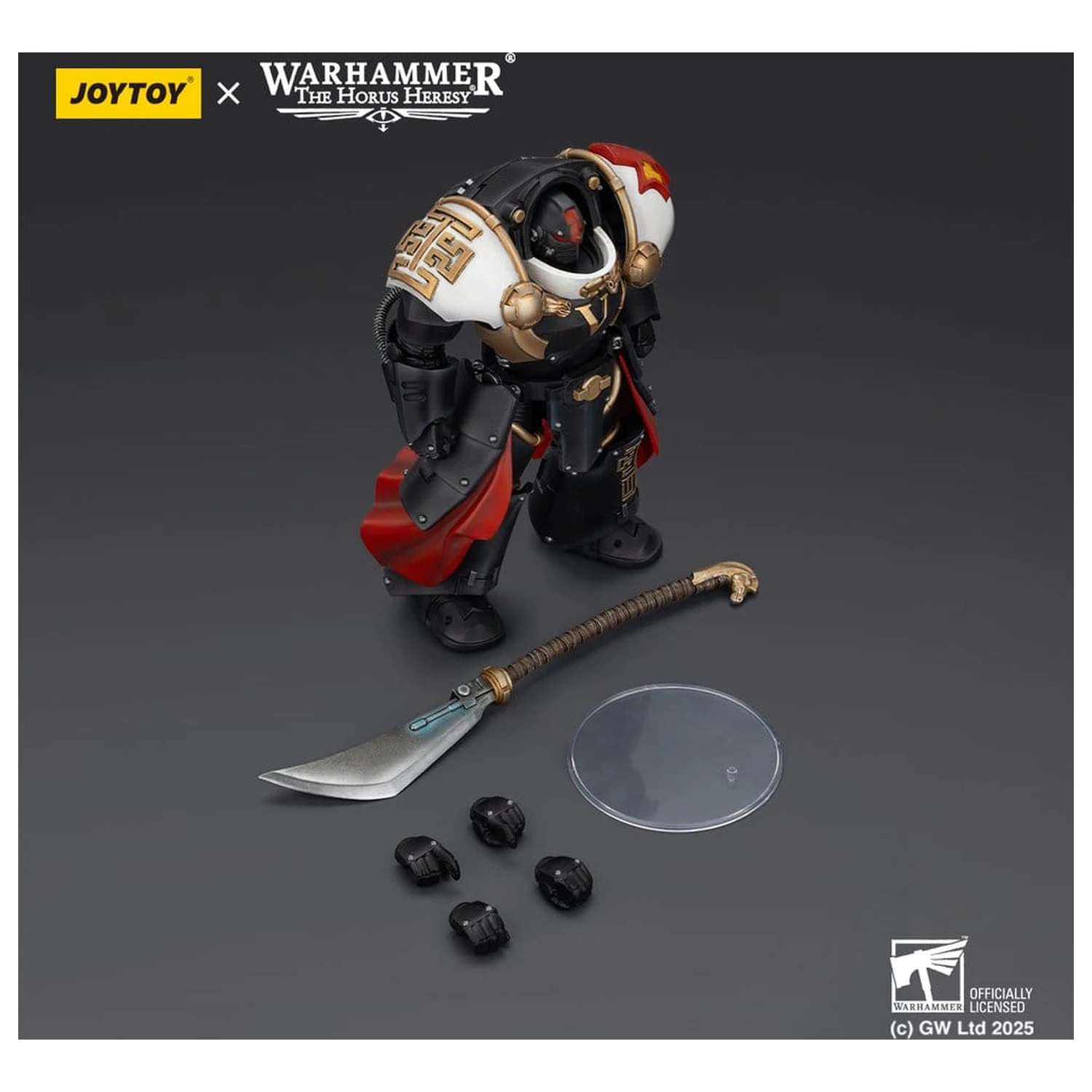 Warhammer The Horus Heresy White SVerdák Ebon Keshig Terminator 1 with Power Glaive akciófigura 13 cm termékfotó