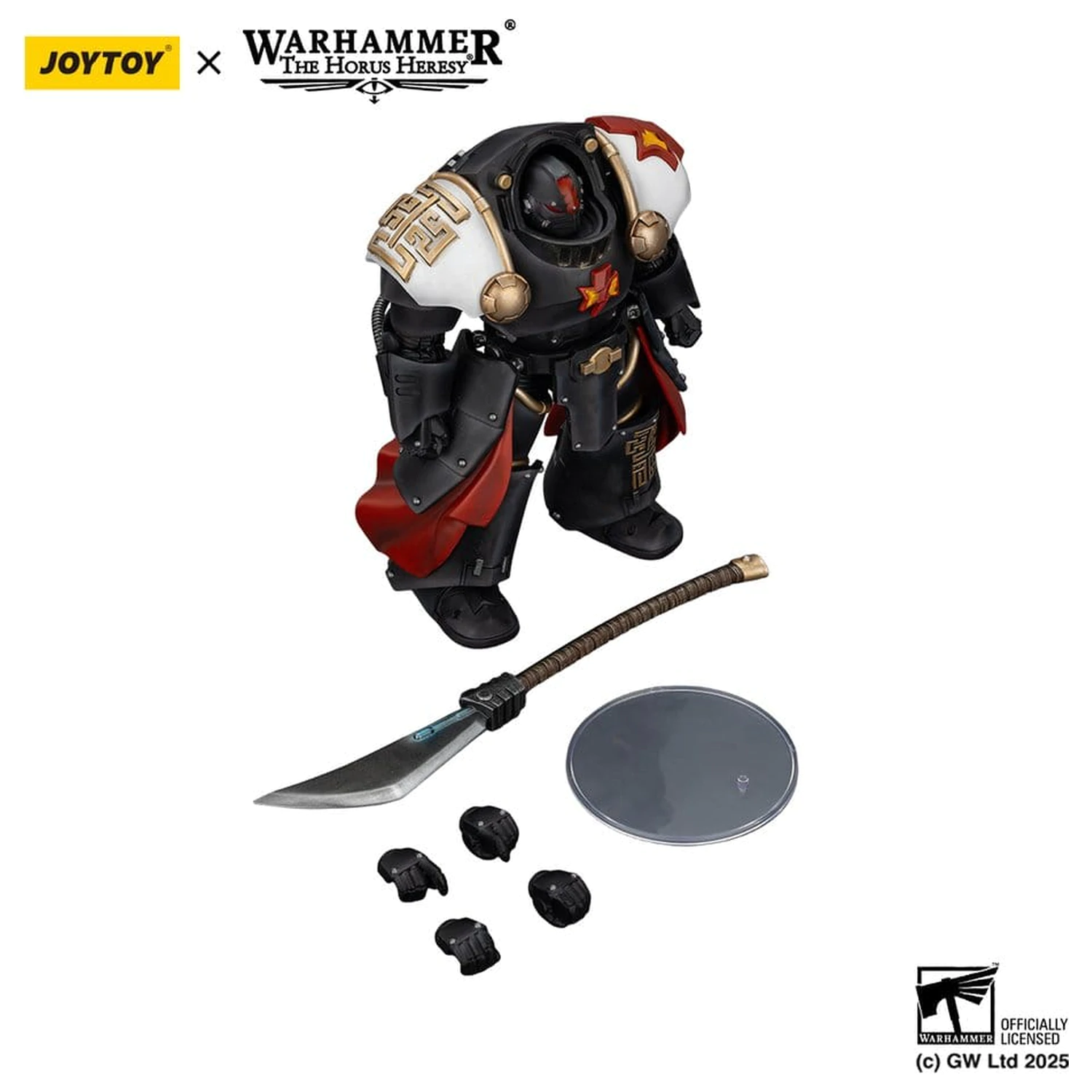 Warhammer The Horus Heresy White SVerdák Ebon Keshig Terminator 2 with Power Glaive akciófigura 13 cm termékfotó