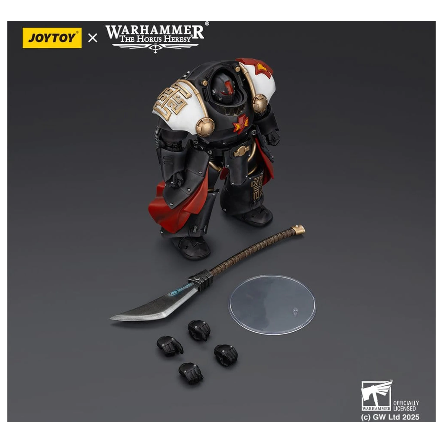 Warhammer The Horus Heresy White SVerdák Ebon Keshig Terminator 2 with Power Glaive akciófigura 13 cm termékfotó