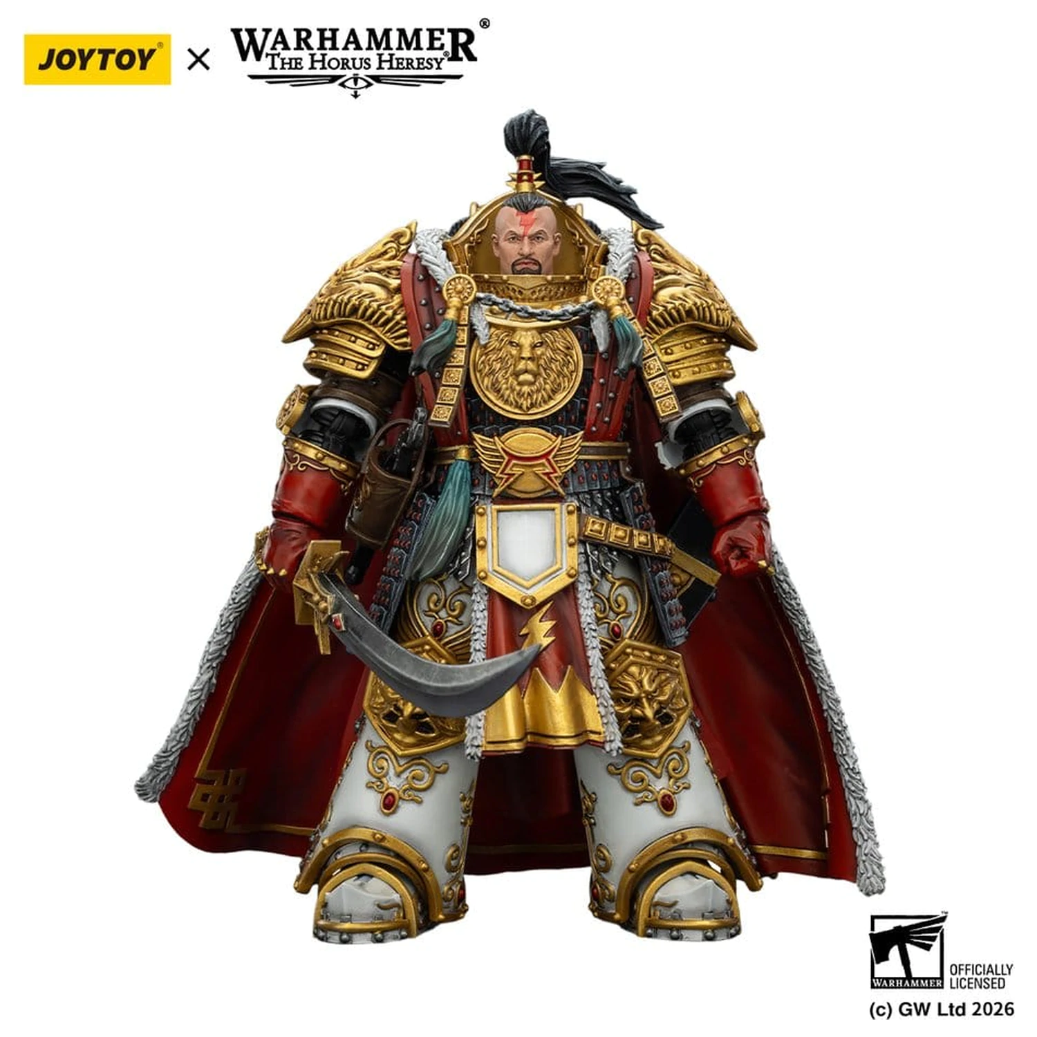 Warhammer The Horus Heresy White SVerdák Jaghatai Khan Primarch of the Vth Legion akciófigura 19 cm termékfotó