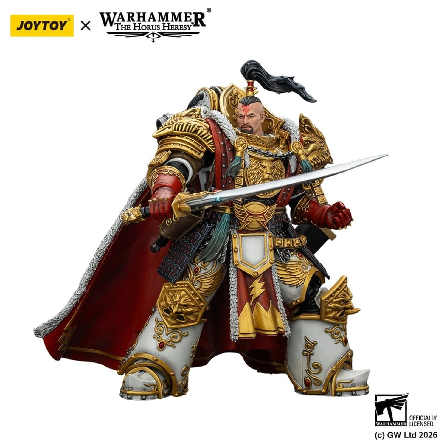 Warhammer The Horus Heresy White SVerdák Jaghatai Khan Primarch of the Vth Legion akciófigura 19 cm termékfotó