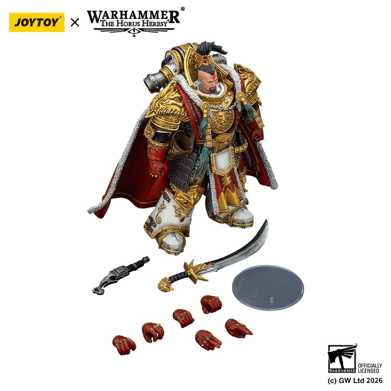 Warhammer The Horus Heresy White SVerdák Jaghatai Khan Primarch of the Vth Legion akciófigura 19 cm termékfotó